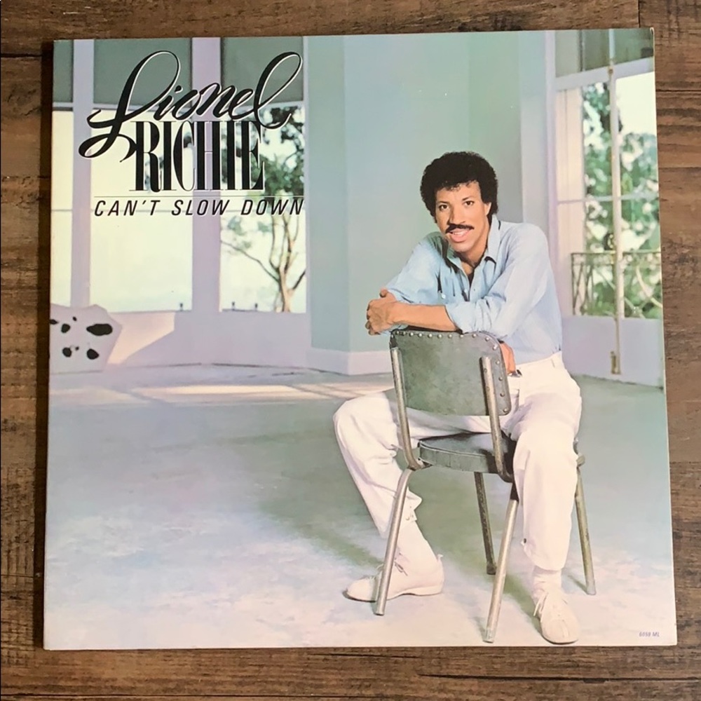 Vintage Lionel Richie “Can’t Slow Down” Vinyl